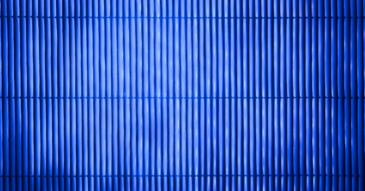 Close-up view of the air purifier filtration surface